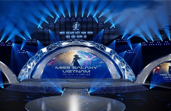 Hé lộ sân khấu hoành tráng trong đêm chung kết Miss Galaxy Vietnam 2026