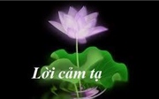 Lời cảm ơn Lời cảm ơn