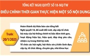 Tổng kết Nghị quyết số 18-NQ/TW: Điều chỉnh thời gian thực hiện một số nội dung