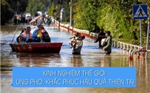 Tin tức TV: Kinh nghiệm thế giới ứng phó, khắc phục hậu quả thiên tai 