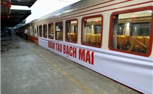 Khai trương ‘đoàn tàu Bạch Mai’ đưa đón nhân viên y tế tại cơ sở ở Ninh Bình