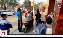 Cảnh báo hành vi của một số đối tượng lạ trước cổng trường học tại Vinh