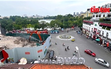 &#39;Hàm cá mập&#39; biến mất, quảng trường Đông Kinh Nghĩa Thục rộng mở