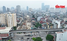 Cận cảnh khu vực sắp giải phóng mặt bằng làm bãi đỗ xe, trạm sạc trên Vành đai 1