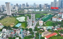 Đường nối Phạm Hùng - Lê Đức Thọ vẫn dang dở vì vướng mặt bằng