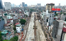 Vành đai 2,5 đoạn Cầu Giấy tăng tốc, dự kiến thông xe kỹ thuật dịp 10/10