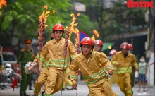 Hội thao nghiệp vụ chữa cháy và cứu nạn cấp cơ sở đầu tiên tại Hà Nội