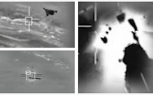 Video chiến đấu cơ Israel bắn hạ máy bay không người lái, tên lửa của Iran