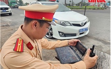 CSGT TP Hồ Chí Minh dùng flycam điều tiết giao thông cửa ngõ dịp cận Tết