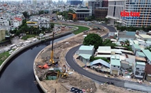 Cận cảnh 1,4 km đường ven rạch Xuyên Tâm trước giờ thông xe dịp 2/9