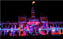 “Đại tiệc sắc màu” 3D Mapping dịp 50 năm thành phố mang tên Bác