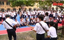 Giờ ra chơi không điện thoại: Học sinh tìm lại niềm vui tuổi học trò