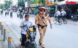 Hà Nội siết kiểm tra học sinh vi phạm giao thông đầu năm học