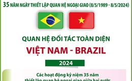  Quan hệ Đối tác toàn diện Việt Nam - Brazil