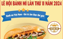 Lễ hội bánh mì lần thứ II năm 2024: Bánh mì Việt Nam - Giá trị ẩm thực thế giới