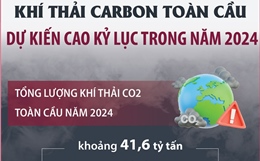 Dự kiến khí thải carbon toàn cầu cao kỷ lục trong năm 2024