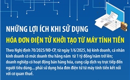 Những lợi ích khi sử dụng hóa đơn điện tử khởi tạo từ máy tính tiền