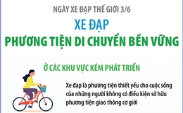 Ngày Xe đạp Thế giới 3/6: Xe đạp - phương tiện di chuyển bền vững
