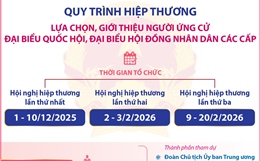 Quy trình hiệp thương lựa chọn, giới thiệu người ứng cử đại biểu Quốc hội, đại biểu Hội đồng nhân dân các cấp