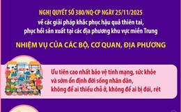 Nghị quyết số 380/NQ-CP về các giải pháp khắc phục hậu quả thiên tai ở miền Trung