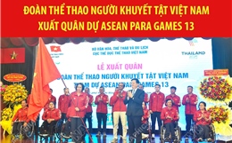Đoàn Thể thao Người khuyết tật Việt Nam xuất quân dự ASEAN Para Games 13