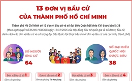 13 đơn vị bầu cử của Thành phố Hồ Chí Minh