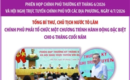 Chính phủ phải tổ chức một chương trình hành động đặc biệt cho 6 tháng cuối năm