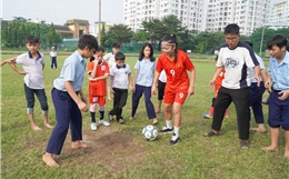 Ngày hội &#39;Thể thao vì ngày mai&#39; lan tỏa tinh thần thể thao đến trẻ em yếu thế