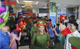 Hơn 560 chiến sĩ cơ động hành quân ra Hà Nội thực hiện nhiệm vụ đặc biệt A80