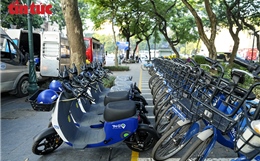 Hà Nội lần đầu đưa vào hoạt động xe điện hai bánh công cộng