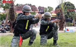Cảnh sát đặc nhiệm sẵn sàng bảo đảm an ninh cho cuộc bầu cử Quốc hội khóa XVI