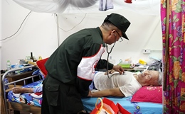 Cảnh sát cơ động tri ân thương binh, bệnh binh tại Bắc Ninh