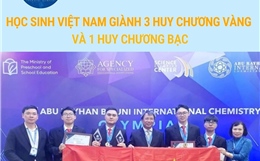 Olympic Hóa học quốc tế Abu Rayhan Biruni: Học sinh Việt Nam giành 3 HCV và 1 HCB