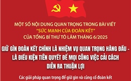 Tăng cường sự lãnh đạo và chỉ đạo thống nhất