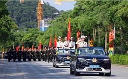 Lực lượng Công an hợp luyện, sẵn sàng cho diễu binh, diễu hành 