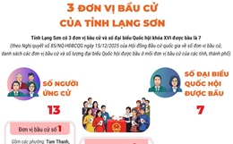 3 đơn vị bầu cử của tỉnh Lạng Sơn