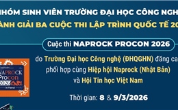 Nhóm sinh viên Trường Đại học Công nghệ giành giải Ba cuộc thi lập trình quốc tế 2026