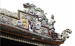 Độc đáo nghệ thuật trang trí tạo hình tại Thái Bình lâu - Đại Nội Huế