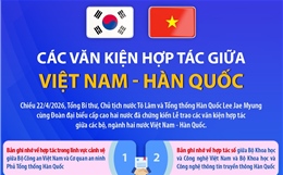 Các văn kiện hợp tác giữa Việt Nam - Hàn Quốc