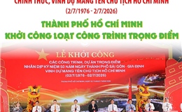 Thành phố Hồ Chí Minh khởi công loạt công trình trọng điểm