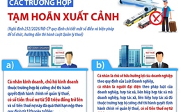 Các trường hợp tạm hoãn xuất cảnh