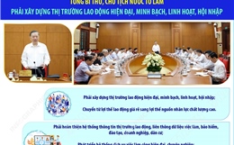 Phải xây dựng thị trường lao động hiện đại, minh bạch, linh hoạt, hội nhập