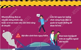 Lưu ý khi phương tiện gặp sự cố trên đường cao tốc