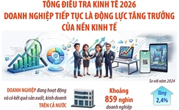 Tổng điều tra kinh tế 2026: Doanh nghiệp tiếp tục là động lực tăng trưởng của nền kinh tế