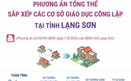 Phương án tổng thể sắp xếp các cơ sở giáo dục công lập tại tỉnh Lạng Sơn