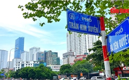 Ngắm con phố đầu tiên ở Hà Nội mang tên nhà báo, liệt sĩ Thông tấn xã Việt Nam