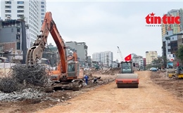 Vành đai 1 Hà Nội thi công xuyên nghỉ lễ, quyết tâm thông tuyến trước 15/1