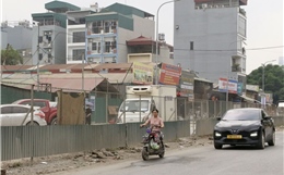 Đường nối phố Tố Hữu - Đường 70 chậm tiến độ, ảnh hưởng đến giao thông