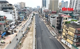 Vành đai 1 Hà Nội trải nhựa đen bóng, tăng tốc thi công 2 cầu vượt