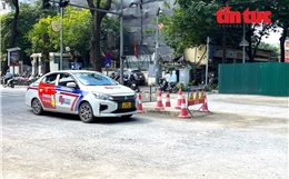 Hoàn trả mặt đường cẩu thả sau thi công dự án chống ngập